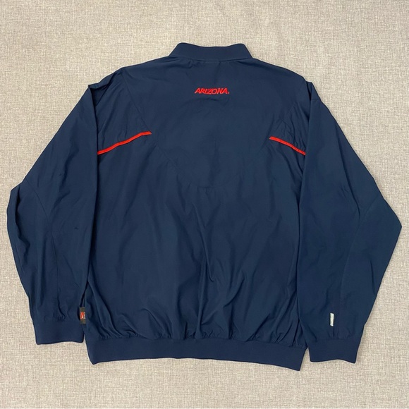 Vintage Nike Clima-Fit Mens Large Arizona Wildcats Center Swoosh 90s Windbreaker - Picture 2 of 15